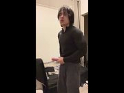 Hung Asian Guy Cums