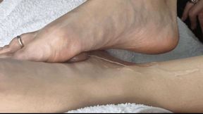 2hotfeet4you - Car footjob ruined slave cum play