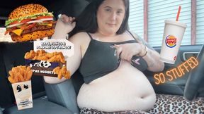 Halloween Car Stuffing | 25 Minutes, Burger, Mozz Sticks, Nuggets, Soda, Ice Cream