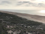 Walking Naked at Salgado Beach and Sao Giao, Nazare, Portugal