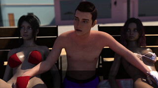 Resort of Temptation Episode 5 Liam know how to please these woman they all went topless on the beach