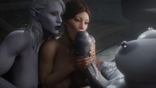 3D FUTA Fantasy + MK – Sindel XXX ◆ 4K Monster Cock