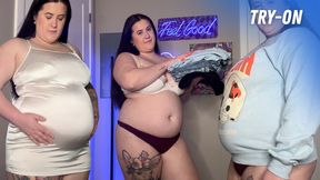 Outgrown Clothes Try On | BBW Feedee Tries On Tight Clothes