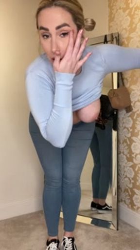 Watch me tease you with my big ass in these tight jeans