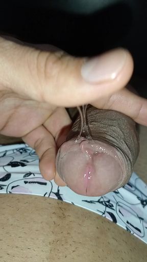 BIG COCK AND VENEZUELAN, WET IN SEXY PANTIES, HARD MASTURBATION