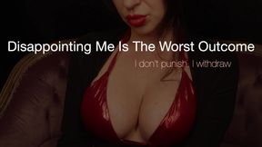 Disappointing Me Is The Worst Outcome