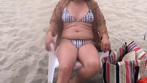 I love getting slammed on the beach, massive cumshot rewards after worshiping that giant dick&#x1F346;