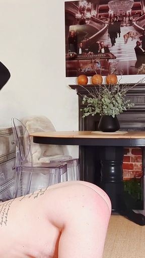Double Ballbusting at Femdom Cottage UK
