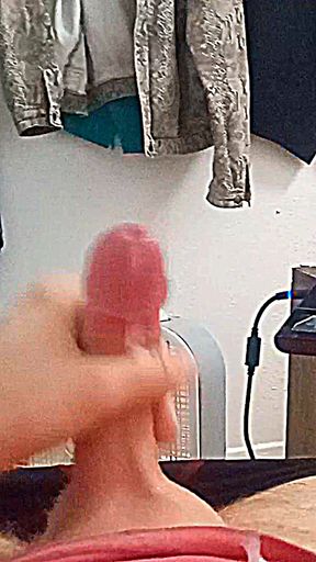 BWC Cumming Solo with Slow Motion Cumshot and Moans