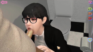 【Anime porn THREE DIMENSIONAL Game】Bang-out Conversation:popsicleHアニメーション④ 3Dエロアニメ｜エロ同人｜Manga porn｜Anime｜Doujin