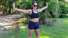sexo oral em publico ao ar livre - fui praticar atividades fisicas no parque e acabei pagando boquete para um desconhecido e quase fomos pegos pela policia