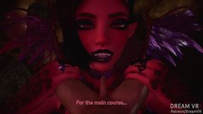 Giant Succubus Queen Femdom Pov ( Giantess , Miniguy, Vore, Role Reversal, Macro Fetish, Monster Girl Animation)