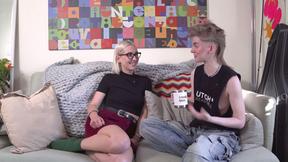 Annika Loves Humping Pillows And Mika Joins With Her