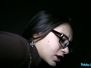 I creampied a Russians twat - Public Agent