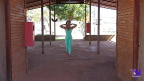 latina fitness babe flashes in public, then gets fucked hard at home – naomi rides trevor  til he cums
