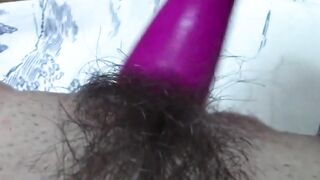 Beautiful Brunette Drills Her Pussy With A Dildo All Alone