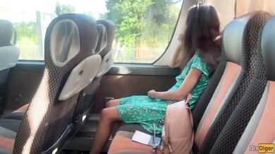 Crazy Man Flashes Cock On The Bus Latina Girl Gives Handjob Right There