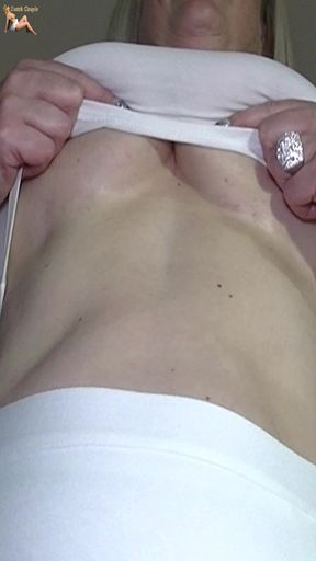 Horny Dutch MILF Tits Bouncing