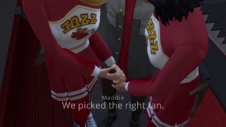 Mega Sims- Cheerleards fuck football fans during game (Sims 4)