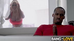Brandi Bae In Big Ass on Big Black Cock