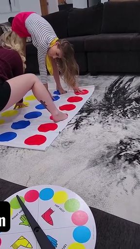 Thick And Busty Step Sis And Girlfriend Riley Reign &amp; Kenzie Love Share One Cock POV - SisLovesMe   Clip 2