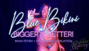 Blue Bikini: Bigger is BETTER