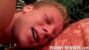 I want to drive my big shemale cock deep inside you