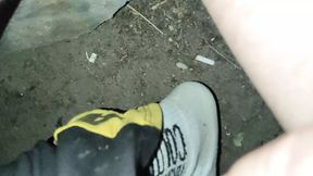 Outdoor in a park DirtaJunkBro wet Socks