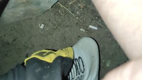 Outdoor in a park DirtaJunkBro wet Socks