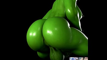 This Futa Cock Milky Breast Ass She-Hulk Twerking Animation Is Better Than The Original
