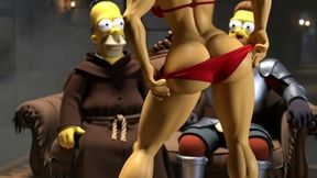 Private Cuckold Club. Exclusive 3D Simpsons Cartoon Parody