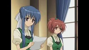Yuri Anime Girls Enjoy Intimate Moments Together In Strawberry Panic