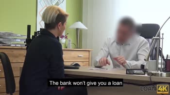 Loan4K's Hungry Blonde Milf Auditions in Budapest