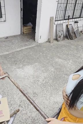 The Scrap Metal Collector's Best Discovery: Trading Metal for a Huge Banana