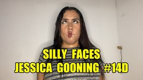 Silly Faces Jessica Gooning #14D: Derp Overload Mind Fuck Goon (Animated, Music, Text)