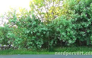 Myla Elyse Sucking Nerd Cock