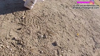 Part2 Fila Destrudor Shoeplay Nylon feet and Crush Trample Trailer Sneaker girl Feet