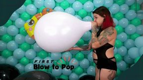 First Blow to Pop : Ela Elumina Ti Balloon Debut