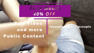 Milf gave risky Handjob in a travel bus - hope that no one saw us oO