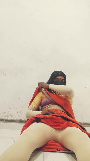 Dipali shemale red saree fuck