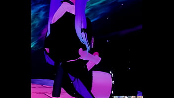 Anime Transgender Succubus Jerks Off Her Beautiful Cock On A Starry Night