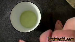 Male models He'_s draining his fuck-stick into a bucket for this one,