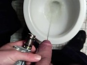Happily Pissing In My Toilet For You To Watch And Enjoy
