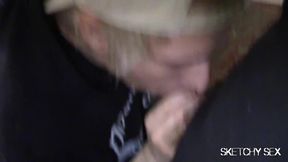 Big dick swallowed by frat boys in wild anonymous gang bang facial