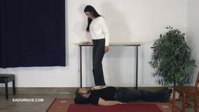 Slave under the feet of Mistress Natasa mp4 Sneakers A