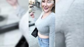 ”Sexy Blondie Aria Six Gets Ravaged On Her First Date”