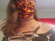 Gorgeous Transwoman Play and Flash