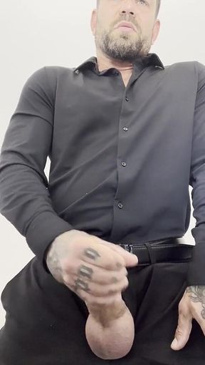 Handsome Gets Tattooed in Suit