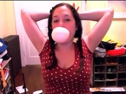 Blowing Giant Bubblegum Bubbles with a Whole Roll of Bubbletape!