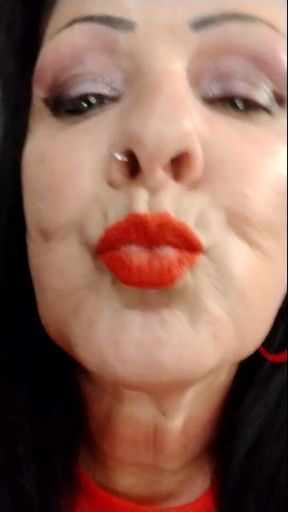 Red Lipstick with Mouth Tour